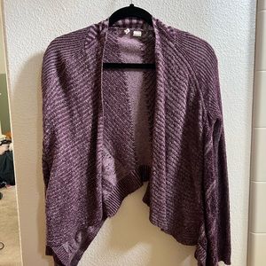 Anthropologie MOTH purple cardigan